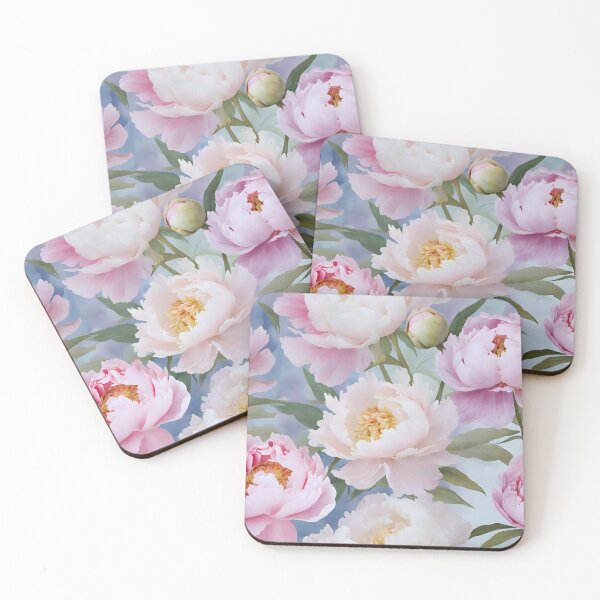 Item preview, Watercolor Peony Elegance designed and sold by colorvisionart.