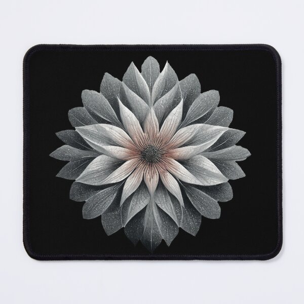 Item preview, Flower Art Fantasy Grey designed and sold by Lelijo.