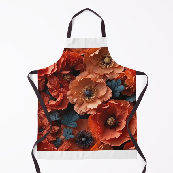Item preview, Poppy Tile 20: Crimson Whispers in a Field of Silk, Black-Eyed Beauties in Sun-Kissed Tissue Paper. designed and sold by TheBrainArt.