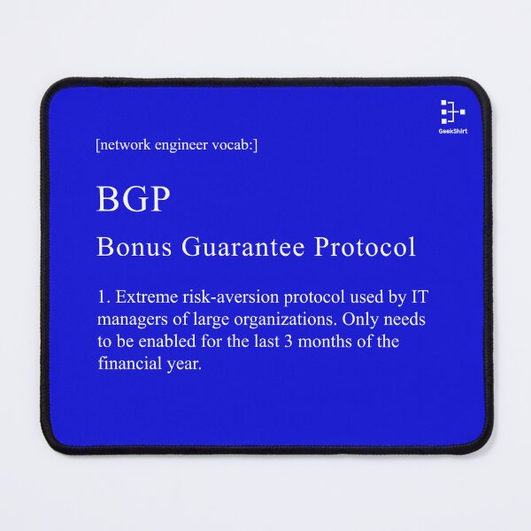 Item preview, BGP Definition - Bonus Guarantee Protocol designed and sold by geekshirt-io.