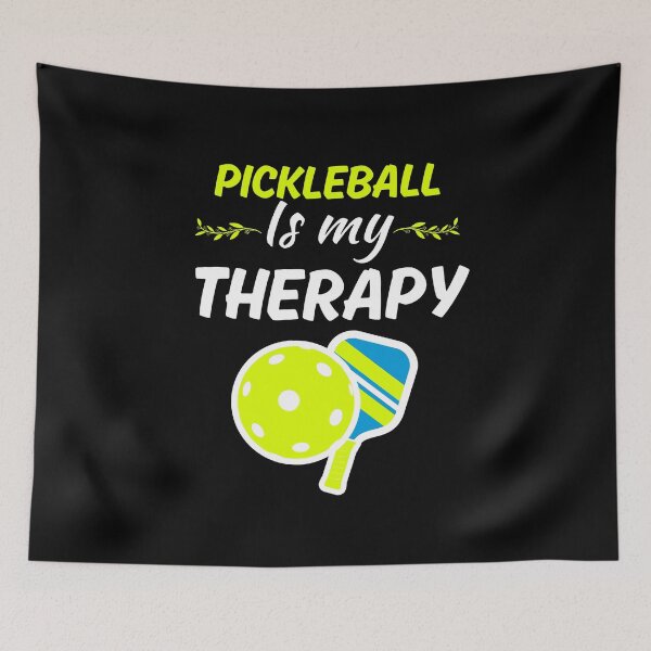 Item preview, Pickleball is my therapy, funny pickleball sport fanatic, pickleballer master designed and sold by NBSStore.