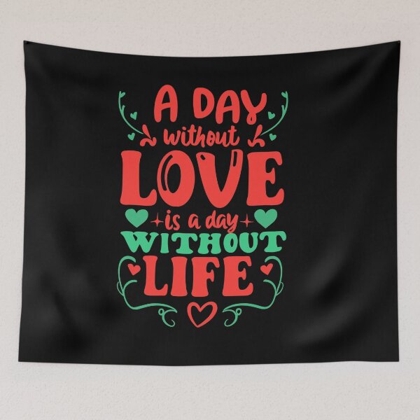 Item preview, Love is Life - Inspirational Valentine's Quote designed and sold by FEBRICAST.