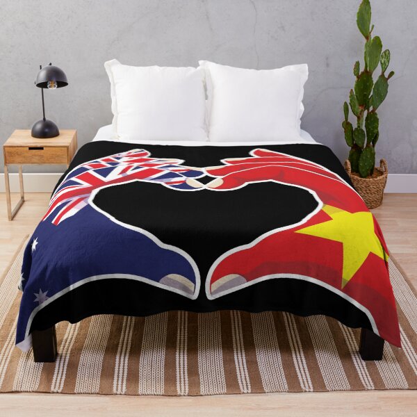 Item preview, Vietnam Vietnamese Australian Australia Love Heart Peace designed and sold by FlagX.
