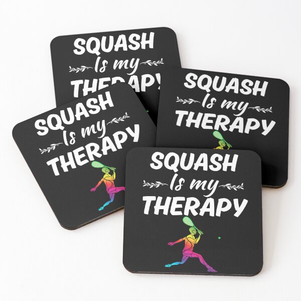 Item preview, Squash is my therapy, funny squash sport club fan, saying or quote designed and sold by NBSStore.
