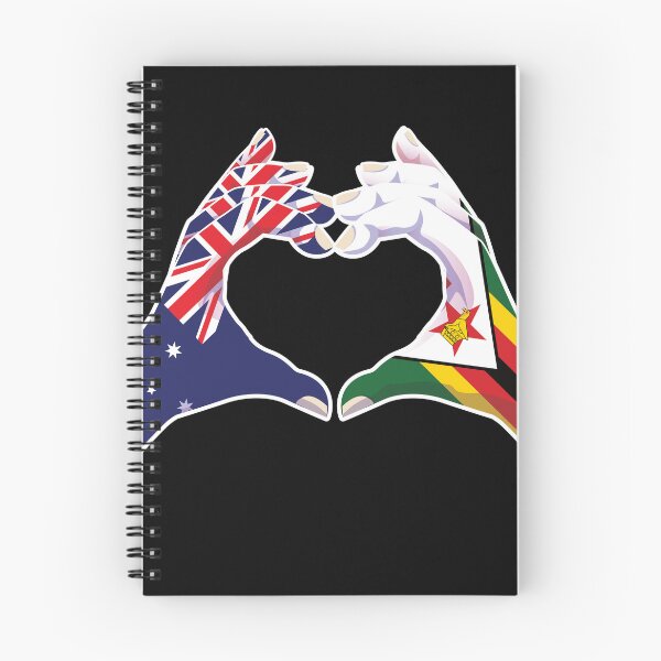 Item preview, Zimbabwe Zimbabwean Australian Australia Love Heart Peace designed and sold by FlagX.