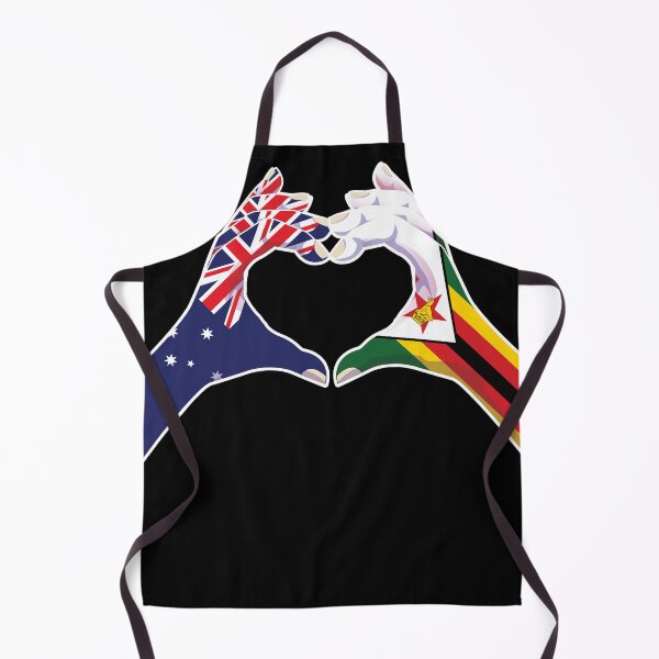 Item preview, Zimbabwe Zimbabwean Australian Australia Love Heart Peace designed and sold by FlagX.