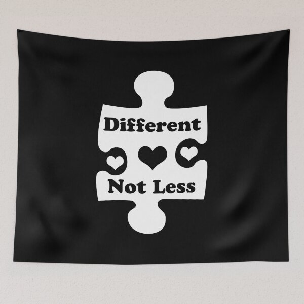 Item preview, Different Not Less Autism Awareness Shirt designed and sold by CreativeStrike.