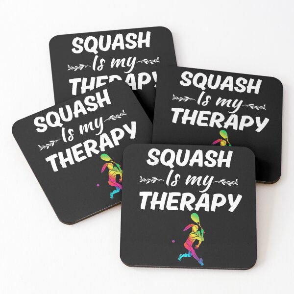 Item preview, Squash is my therapy, funny squash sport club fan, saying or quote, for squash girl designed and sold by NBSStore.