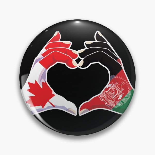 Item preview, Afghanistan Afghan Canadian Canada Love Heart Peace designed and sold by FlagX.