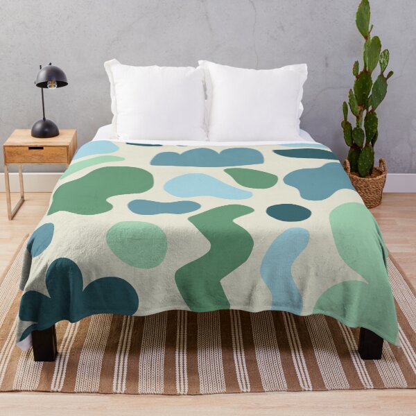 Item preview, green shapes abstract designed and sold by anneamanda.