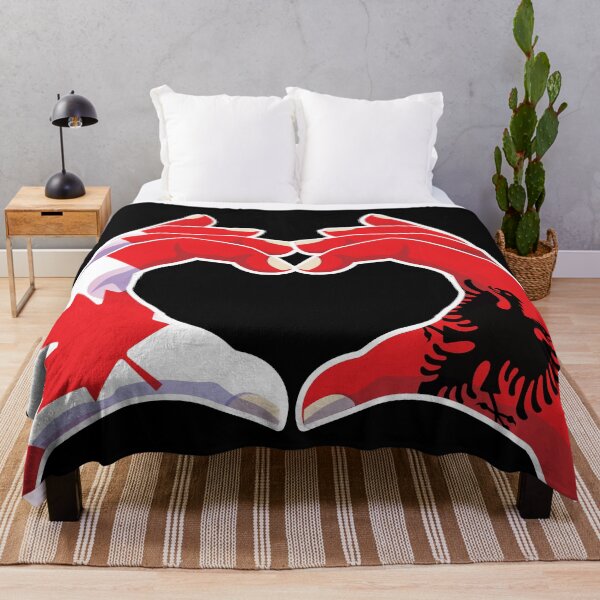 Item preview, Albanian Albania Canadian Canada Love Heart Peace designed and sold by FlagX.