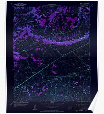 USGS TOPO Map Kentucky KY Bristow 708232 1954 24000 Inverted Poster