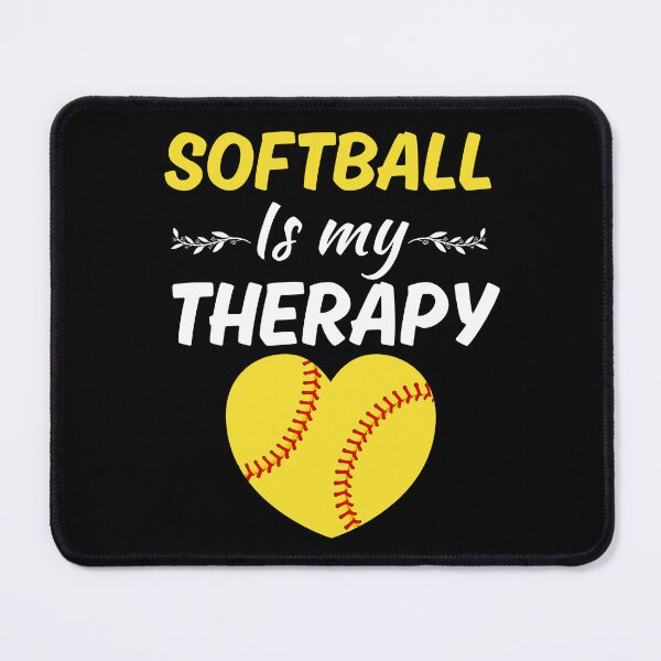 Item preview, Softball is my therapy, funny softball game player or fan, softballer club designed and sold by NBSStore.