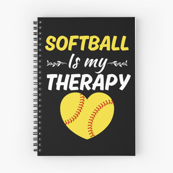 Item preview, Softball is my therapy, funny softball game player or fan, softballer club designed and sold by NBSStore.