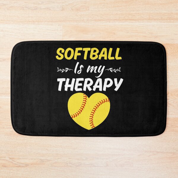 Item preview, Softball is my therapy, funny softball game player or fan, softballer club designed and sold by NBSStore.