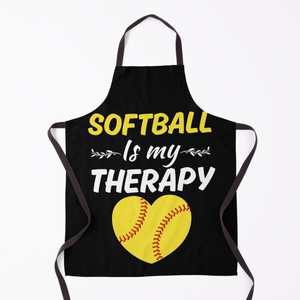 Item preview, Softball is my therapy, funny softball game player or fan, softballer club designed and sold by NBSStore.
