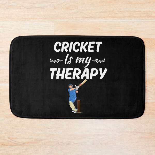 Item preview, Cricket is my therapy, funny cricket sport or game lovers and player or trainer designed and sold by NBSStore.