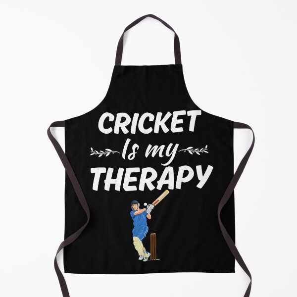 Item preview, Cricket is my therapy, funny cricket sport or game lovers and player or trainer designed and sold by NBSStore.