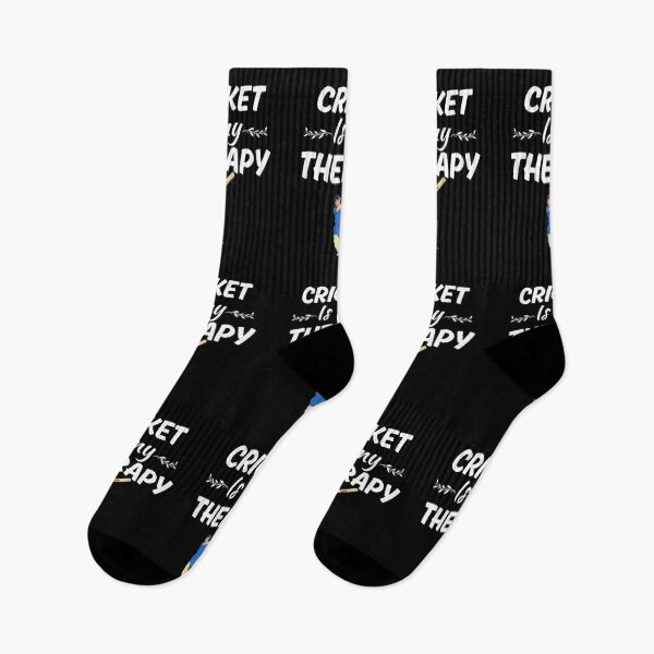 Item preview, Cricket is my therapy, funny cricket sport or game lovers and player or trainer designed and sold by NBSStore.