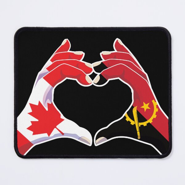 Item preview, Angola Angolan Canada Canadian Love Heart Peace designed and sold by FlagX.