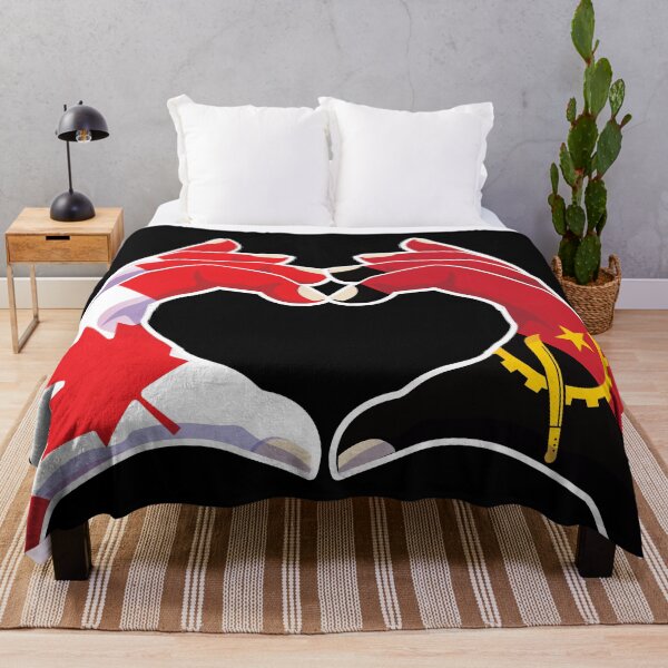 Item preview, Angola Angolan Canada Canadian Love Heart Peace designed and sold by FlagX.
