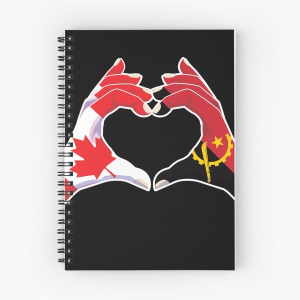 Item preview, Angola Angolan Canada Canadian Love Heart Peace designed and sold by FlagX.