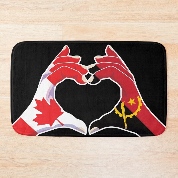 Item preview, Angola Angolan Canada Canadian Love Heart Peace designed and sold by FlagX.