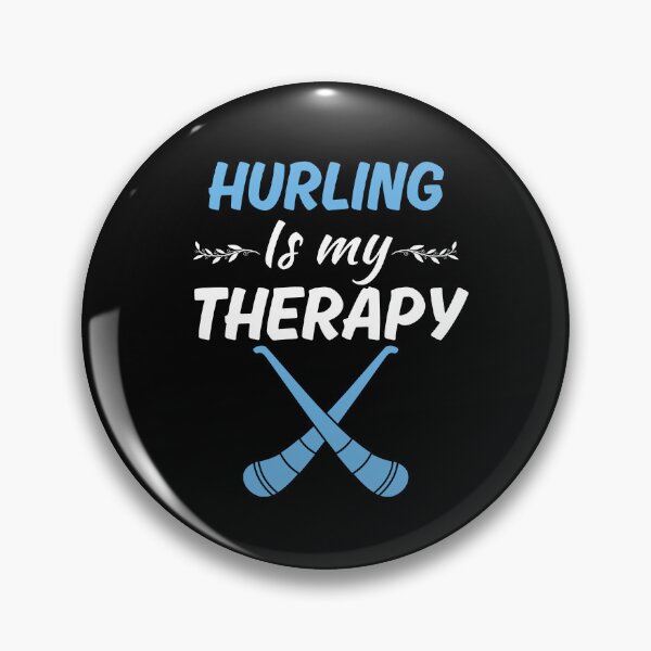 Item preview, Hurling is my therapy, funny hurler, hurling sport or game fan lover team designed and sold by NBSStore.