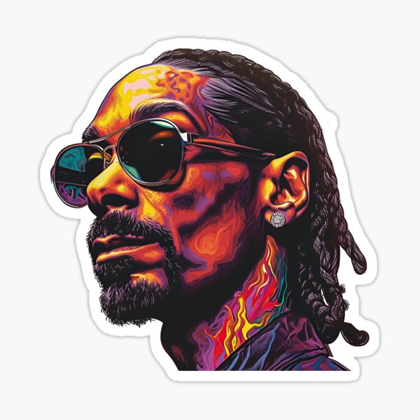 Snoop Dogg Art Stickers for Sale | Redbubble