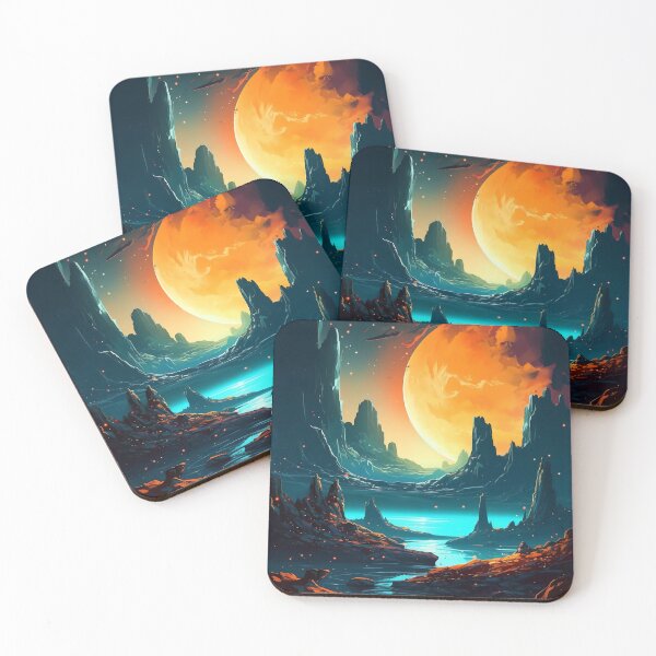 Item preview, Escape to a Majestic Otherworldly Planet designed and sold by GiveMeMood.