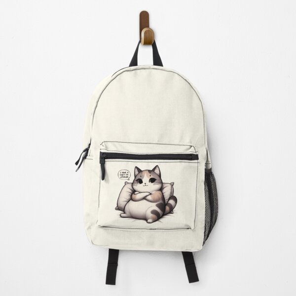 Item preview, Chubby Cat with a Can't-Do Attitude designed and sold by RuyaFab.
