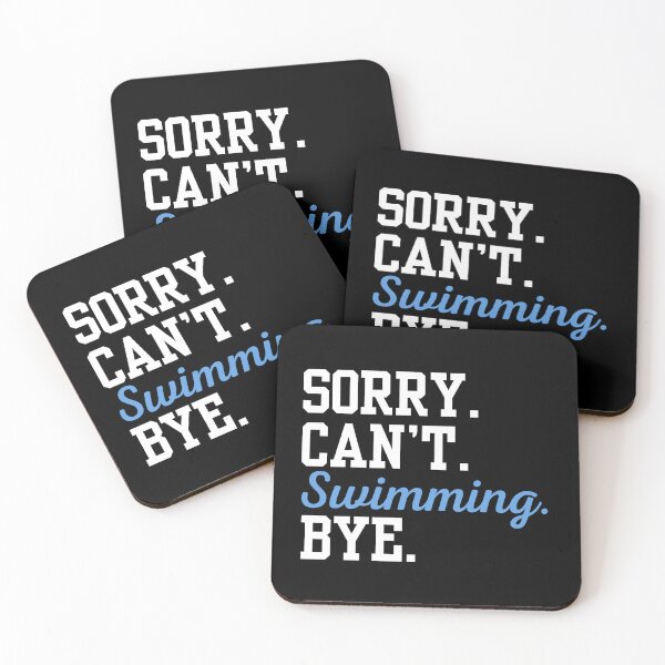 Item preview, Sorry, can't, swimming, bye. Funny pool swimming sport lovers or player designed and sold by NBSStore.