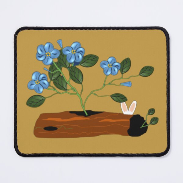 Item preview, Flowers and bunny #1 designed and sold by MirucaDesign.
