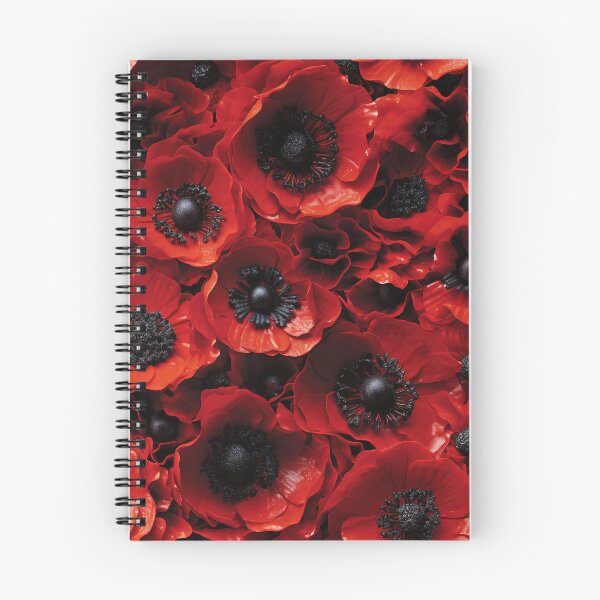 Item preview, Poppy Tile 25: Crimson Whispers in a Field of Silk, Black-Eyed Beauties in Sun-Kissed Tissue Paper. designed and sold by TheBrainArt.