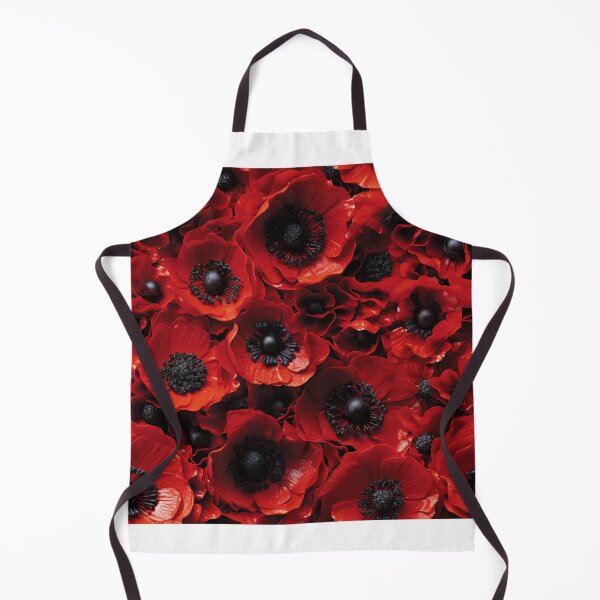 Item preview, Poppy Tile 25: Crimson Whispers in a Field of Silk, Black-Eyed Beauties in Sun-Kissed Tissue Paper. designed and sold by TheBrainArt.
