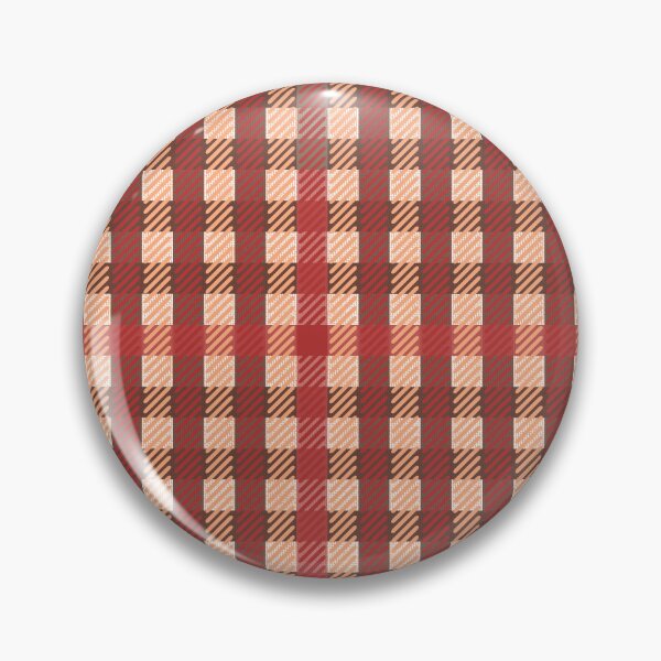 Item preview, Buffalo check with texture in red and brown | Pattern designed and sold by colorofmagic.