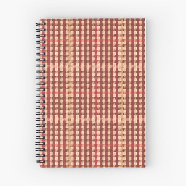 Item preview, Buffalo check with texture in red and brown | Pattern designed and sold by colorofmagic.