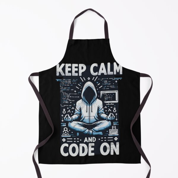 Item preview, Keep Calm and Code On Meditation Design designed and sold by Sir Meow Meow.