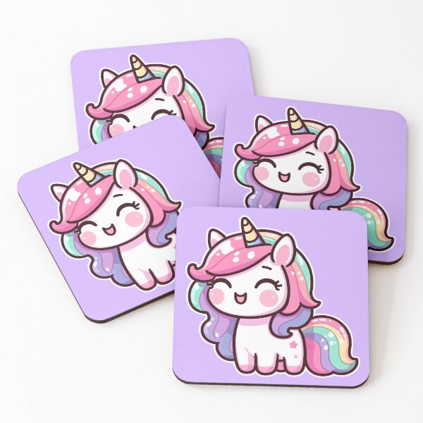 Item preview, Kawaii Cute Unicorn 1 designed and sold by panchiTWO.