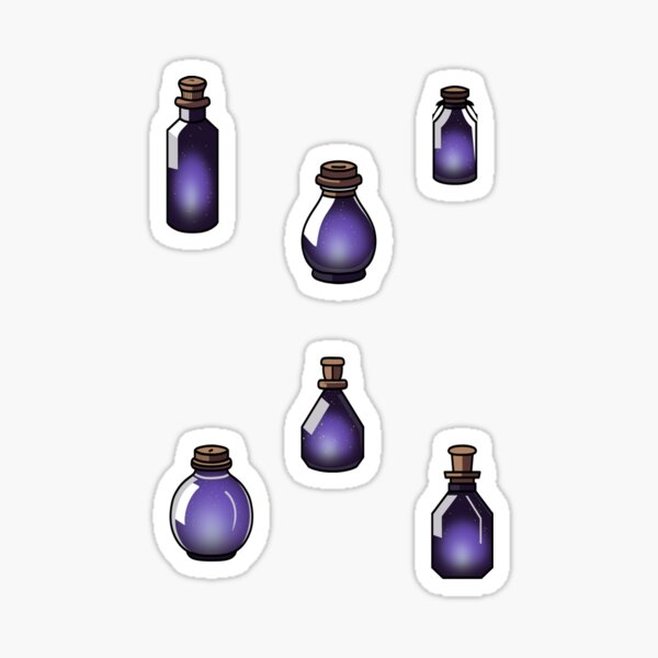 Stickers potions violettes Sticker