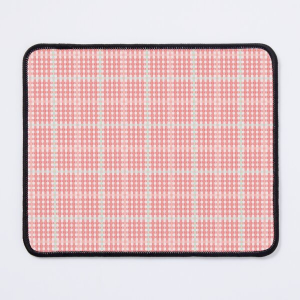 Item preview, Buffalo check with texture in pink and light green | Pattern designed and sold by colorofmagic.