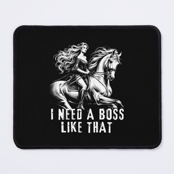 Item preview, I Need a Boss Like That | I'm Looking for a Wife Girlfriend | Galloping Grace Woman and Horse designed and sold by irek07.