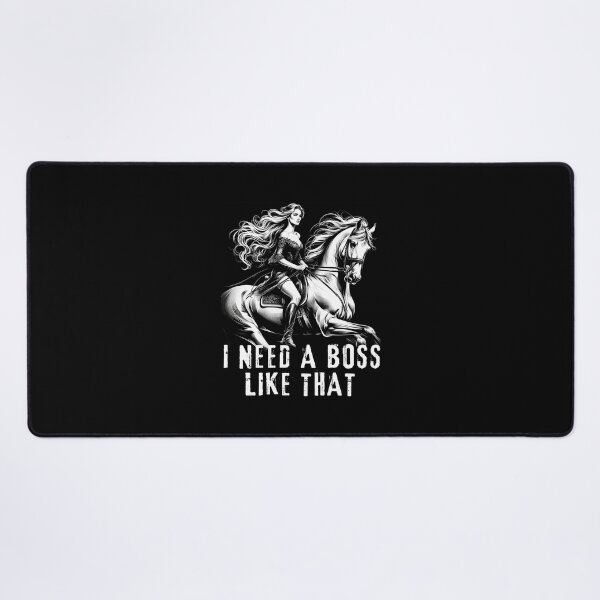 Item preview, I Need a Boss Like That | I'm Looking for a Wife Girlfriend | Galloping Grace Woman and Horse designed and sold by irek07.