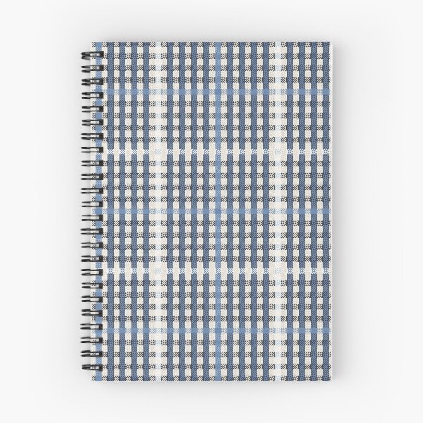 Item preview, Buffalo check with texture in blue, cream and black | Pattern designed and sold by colorofmagic.