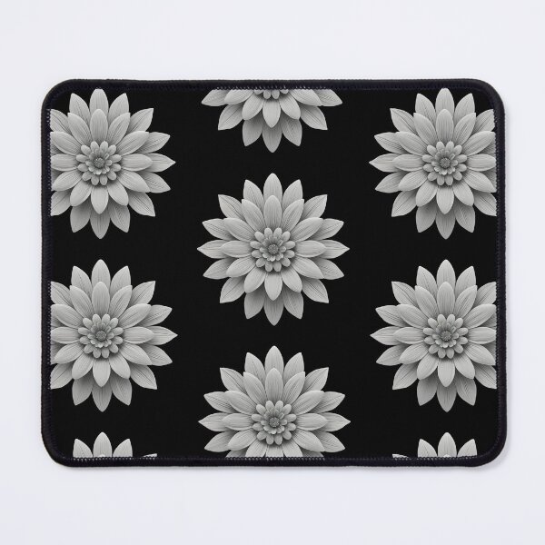 Item preview, Fantasy Flower Art Monochromatic Shiny designed and sold by Lelijo.