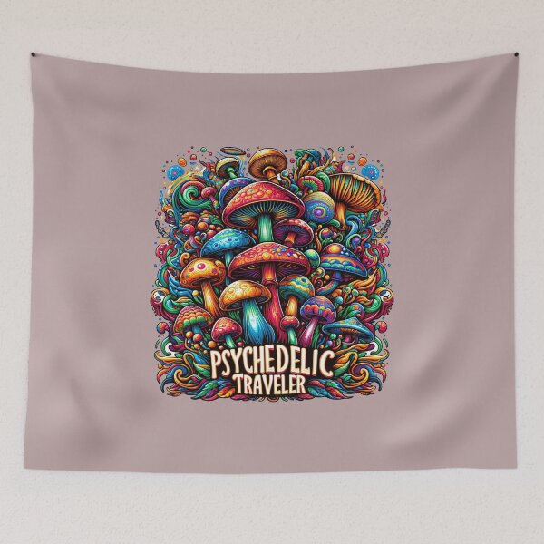 Item preview, Vibrant Mycological Voyage designed and sold by Alphaproject.