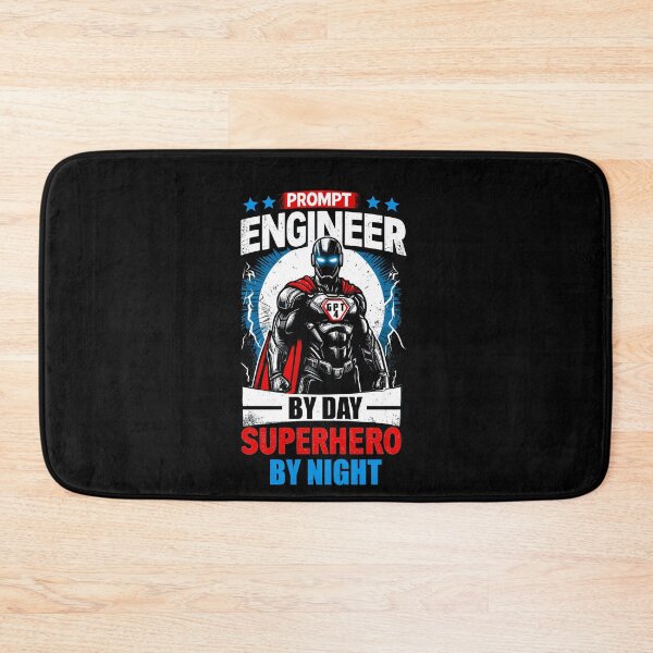 Item preview, Prompt Engineer by Day, Superhero by Night v2 designed and sold by mwebba2005.