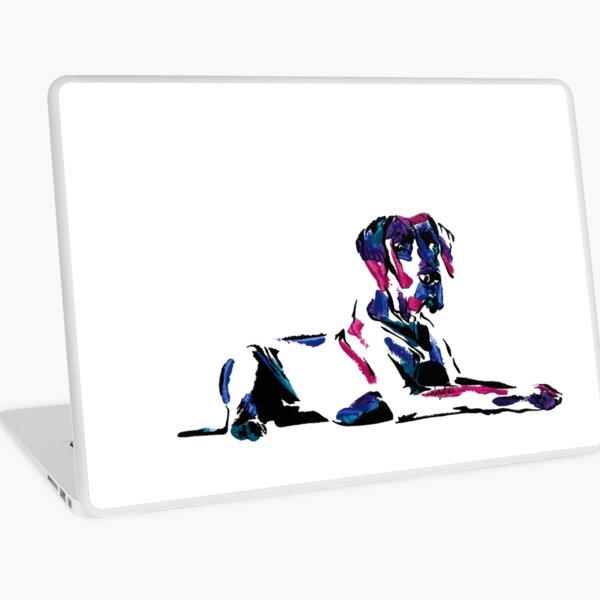 Shirley the Great Dane *dark Laptop Skin