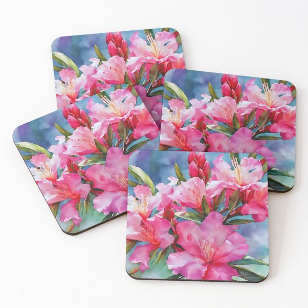 Item preview, Watercolor Oleander Overture designed and sold by colorvisionart.