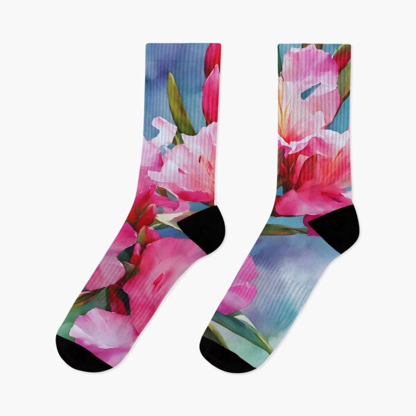 Item preview, Watercolor Oleander Overture designed and sold by colorvisionart.